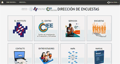 Desktop Screenshot of encuestas.insp.mx